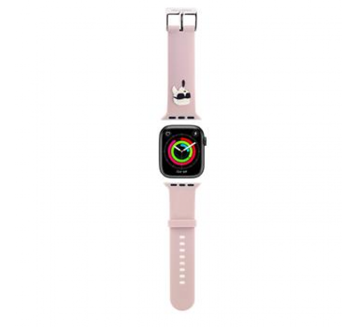 Karl Lagerfeld Karl Head NFT Řemínek pro Apple Watch 38/40/41 Pink
