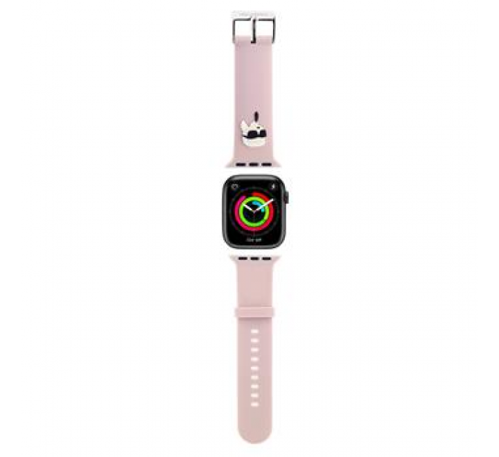 Karl Lagerfeld Karl Head NFT Řemínek pro Apple Watch 42/44/45/46/49 Pink