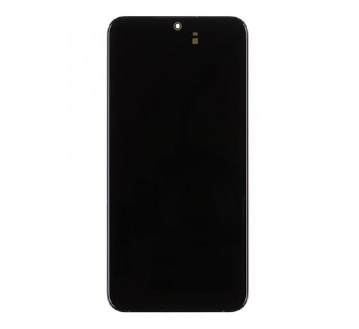 LCD display + Dotyk + Přední kryt Samsung S906B Galaxy S22+ Phantom Black (Service Pack) 
