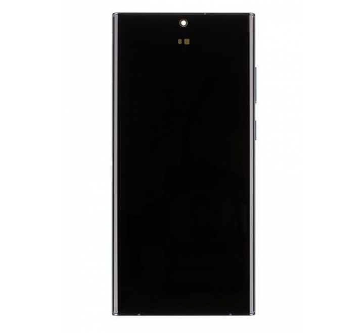 LCD display + Dotyk + Přední kryt Samsung S908B Galaxy S22 Ultra Green (Service Pack) 