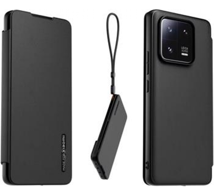 Made for Xiaomi Book Pouzdro s Poutkem pro Xiaomi 13 Pro Black