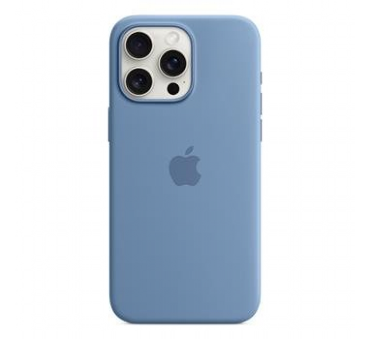 MT1Y3ZM/A Apple Silikonový Kryt vč. Magsafe pro iPhone 15 Pro Max Winter Blue