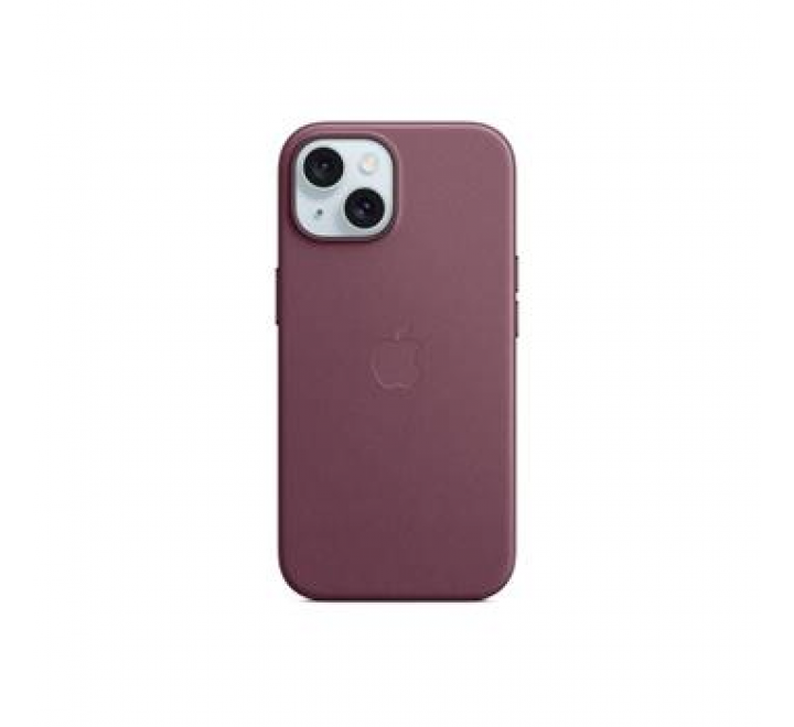 MT3E3ZM/A Apple FineWoven Kryt vč. MagSafe pro iPhone 15 Mulberry (Pošk. Balení)