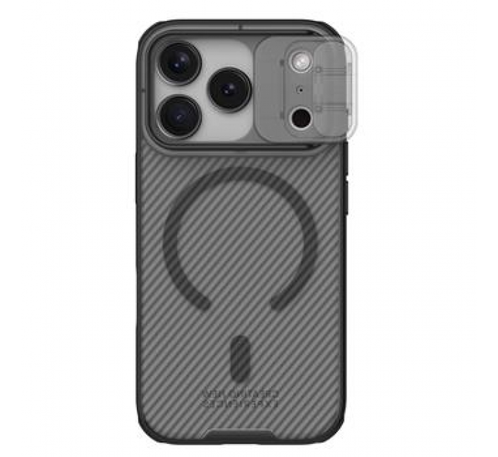 Nillkin CamShield PRO Magnetic Zadní Kryt pro Apple iPhone 17 Pro Transparent Black