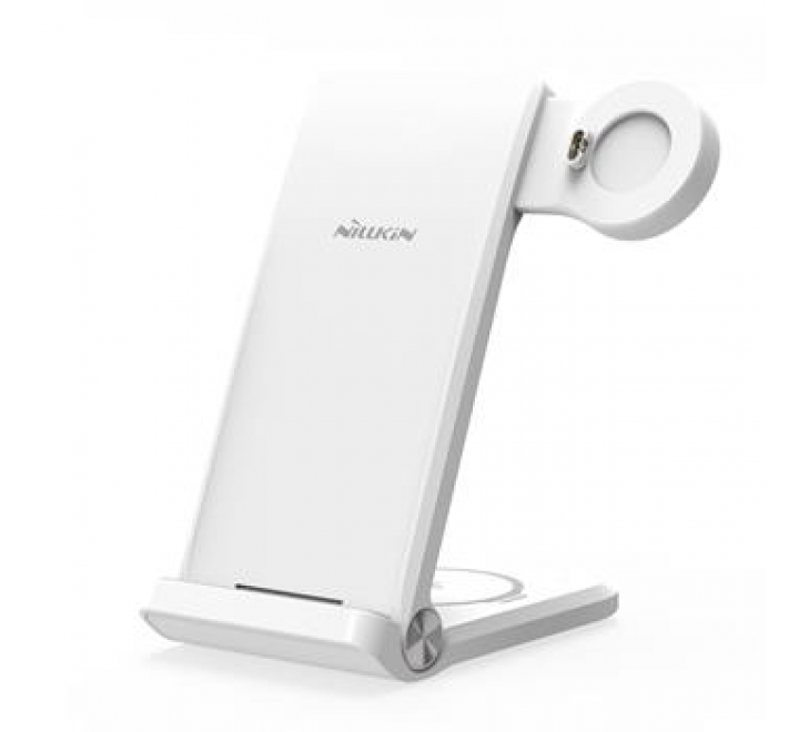 Nillkin PowerTrio 3v1 Bezdrátová Nabíječka pro Garmin Watch White