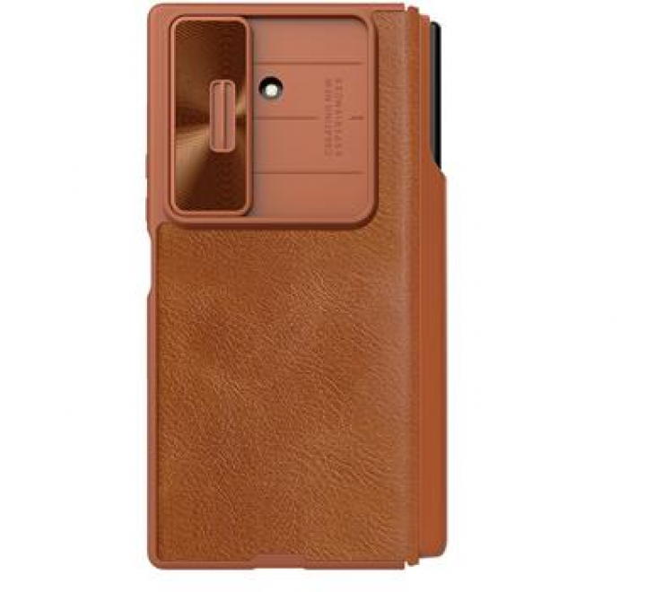 Nillkin Qin Book PRO Pen Slot Pouzdro pro Samsung Galaxy Z Fold 7 Brown