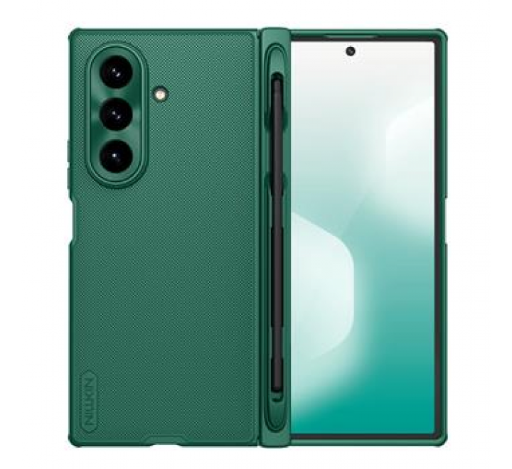 Nillkin Super Frosted FOLD Magnetic Pen Slot Zadní Kryt pro Samsung Galaxy Z Fold 7 Dark Green