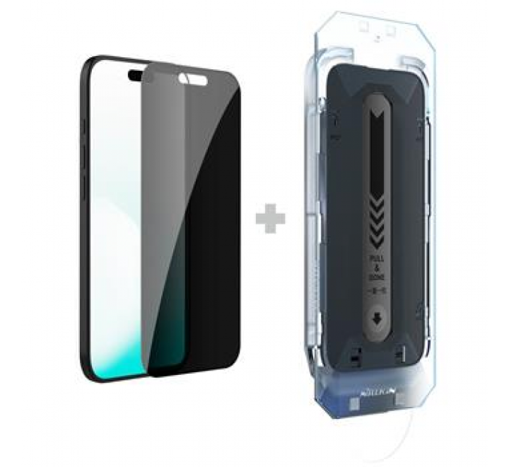 Nillkin Tvrzené Sklo 0.25mm Guardian 2.5D pro Apple iPhone 17 Black (s aplikátorem)