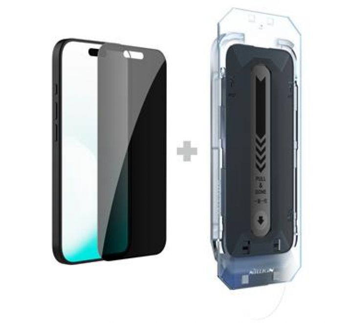 Nillkin Tvrzené Sklo 0.25mm Guardian 2.5D pro Apple iPhone 17 Pro Black (s aplikátorem)