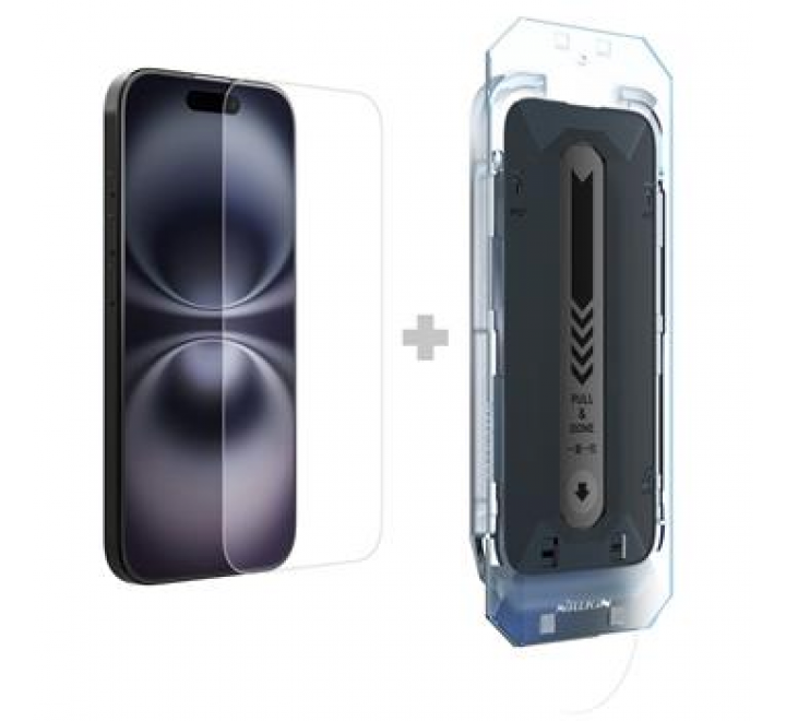 Nillkin Tvrzené Sklo 0.2mm H+ PRO 2.5D pro Apple iPhone 16 (s aplikátorem)