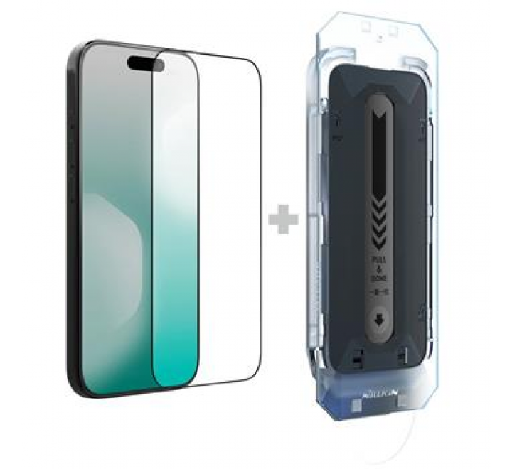 Nillkin Tvrzené Sklo 2.5D CP+ PRO Black pro Apple iPhone 17 Pro Max (s aplikátorem)