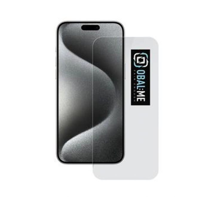 OBAL:ME 2.5D Tvrzené Sklo pro Apple iPhone 15 Pro Max Clear