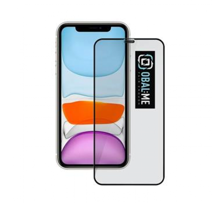 OBAL:ME 5D Tvrzené Sklo pro Apple iPhone 11/XR Black 
