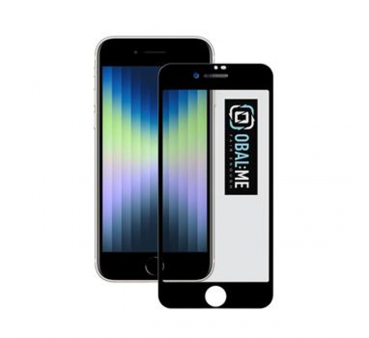 OBAL:ME 5D Tvrzené Sklo pro Apple iPhone 7/8/SE2020/SE2022 Black 