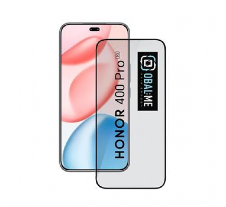 OBAL:ME 5D Tvrzené Sklo pro Honor 400 Pro Black 