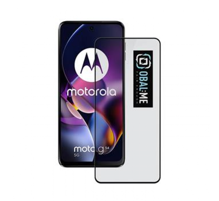 OBAL:ME 5D Tvrzené Sklo pro Motorola G54 5G/Power Edition Black