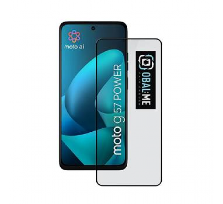 OBAL:ME 5D Tvrzené Sklo pro Motorola G57 Power Black 