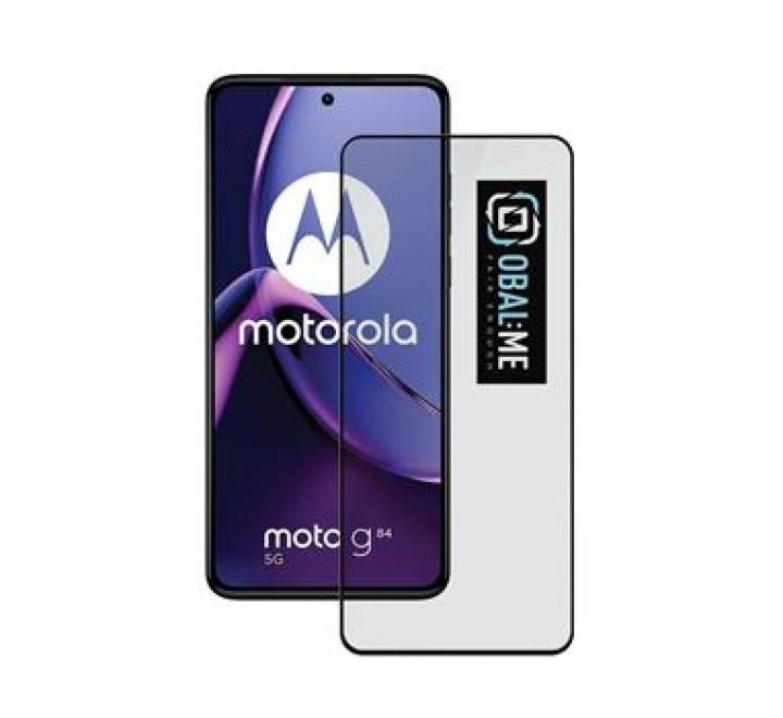 OBAL:ME 5D Tvrzené Sklo pro Motorola G84 Black