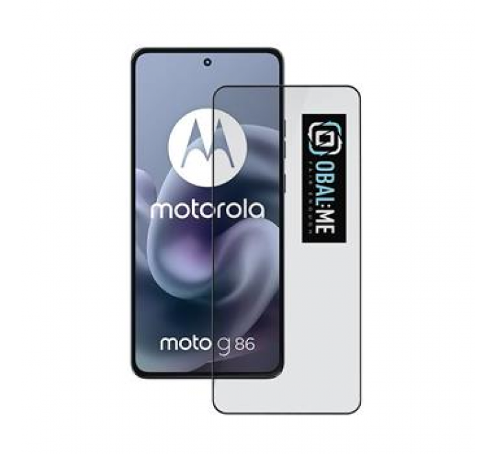 OBAL:ME 5D Tvrzené Sklo pro Motorola G86/G86 Power Black 