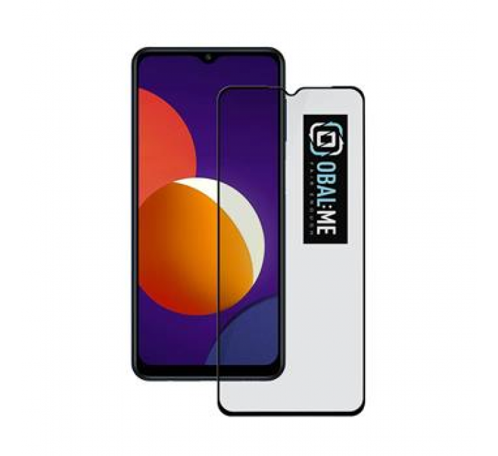 OBAL:ME 5D Tvrzené Sklo pro Samsung Galaxy M12/A32 5G/A12/A02s Black