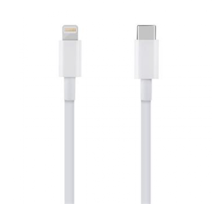 OBAL:ME Fast Charge USB-C/Lightning Kabel 1m White
