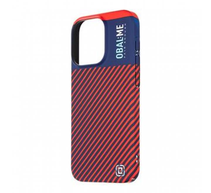 OBAL:ME Flossy Stripes Kryt pro Apple iPhone 15 Pro Blue/Red