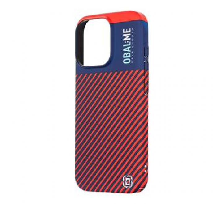 OBAL:ME Flossy Stripes Kryt pro Apple iPhone 16 Pro Blue/Red