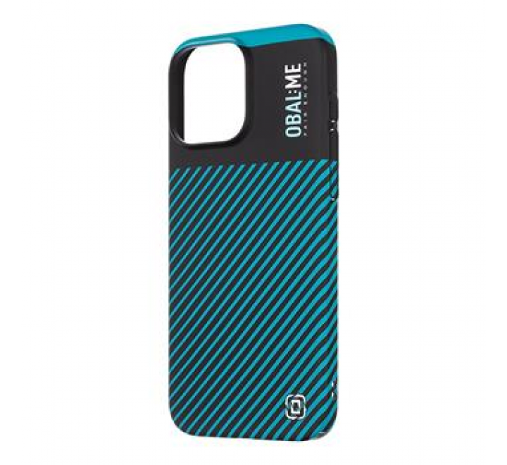 OBAL:ME Flossy Stripes Kryt pro Apple iPhone 16 Pro Max Black/Teal