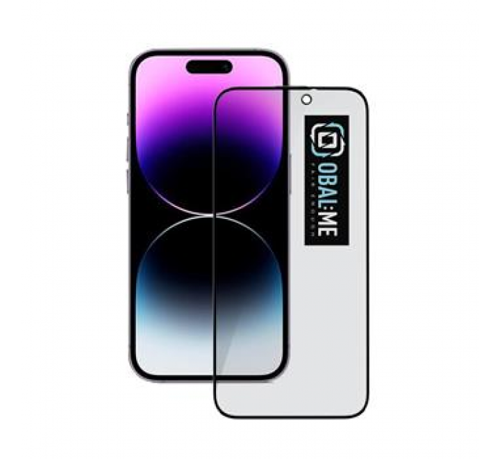 OBAL:ME Privacy 5D Tvrzené Sklo pro Apple iPhone 14 Pro Black