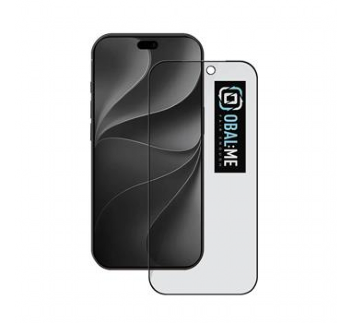 OBAL:ME Privacy 5D Tvrzené Sklo pro Apple iPhone 18 Pro Black