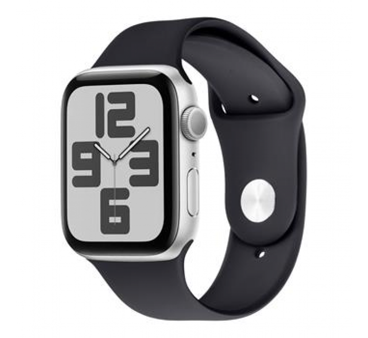 OBAL:ME Silikonový Řemínek pro Apple Watch 42-49mm M-L Black