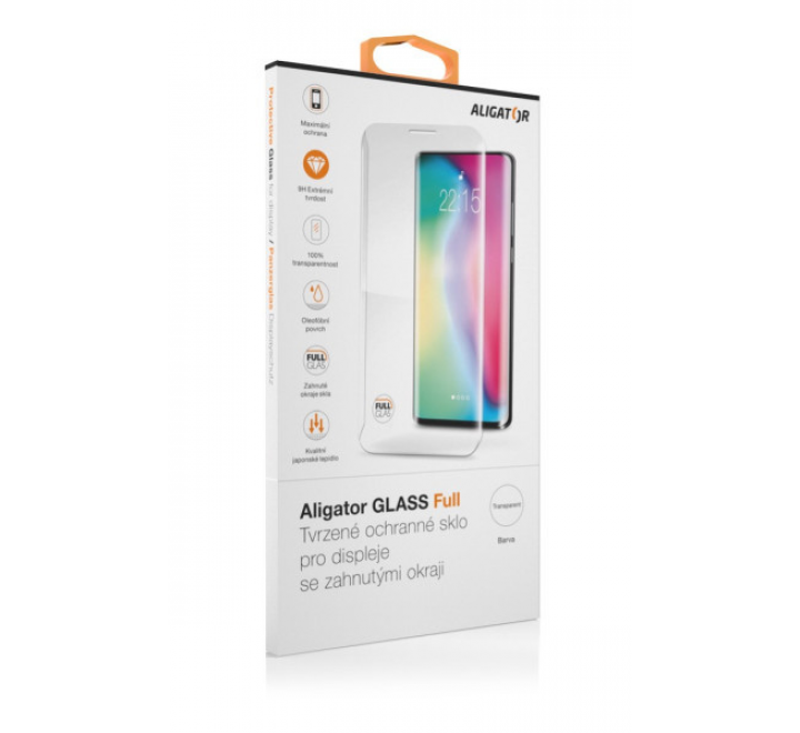 Ochrana displeje GLASS FULL Honor 200 Pro, černá