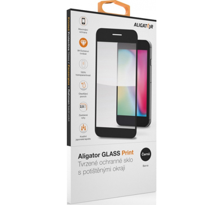 Ochrana displeje GLASS PRINT iPhone 14 Pro Max černá