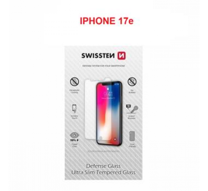 OCHRANNÉ TEMPEROVANÉ SKLO SWISSTEN PRO APPLE IPHONE 17e RE 2,5D