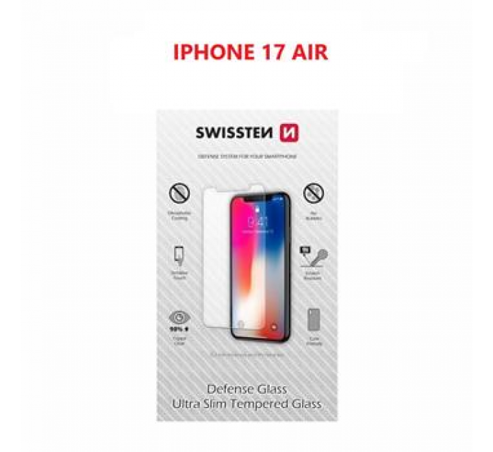 OCHRANNÉ TEMPEROVANÉ SKLO SWISSTEN PRO APPLE IPHONE AIR RE 2,5D