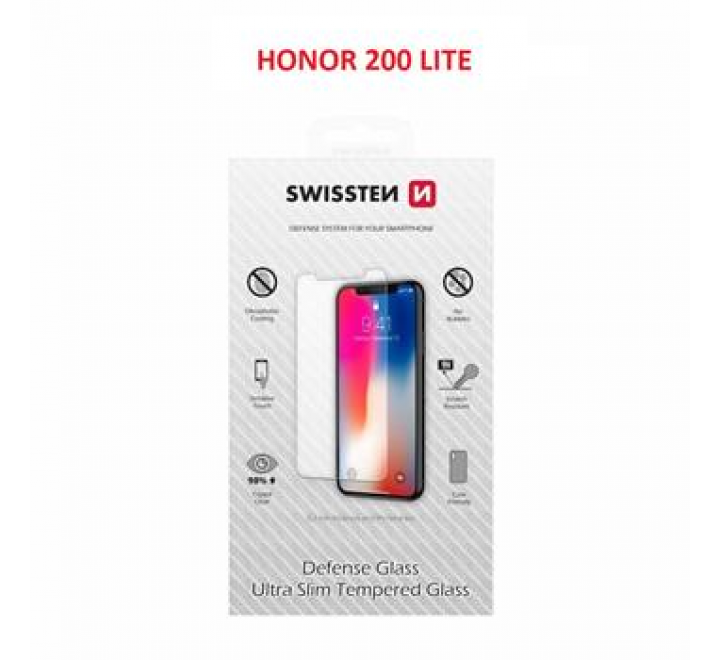 OCHRANNÉ TEMPEROVANÉ SKLO SWISSTEN PRO HONOR 200 LITE RE 2,5D