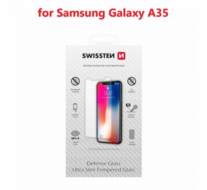 OCHRANNÉ TEMPEROVANÉ SKLO SWISSTEN PRO SAMSUNG GALAXY A35 RE 2,5D