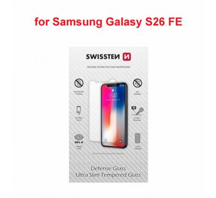 OCHRANNÉ TEMPEROVANÉ SKLO SWISSTEN PRO SAMSUNG GALAXY S26 FE RE 2,5D