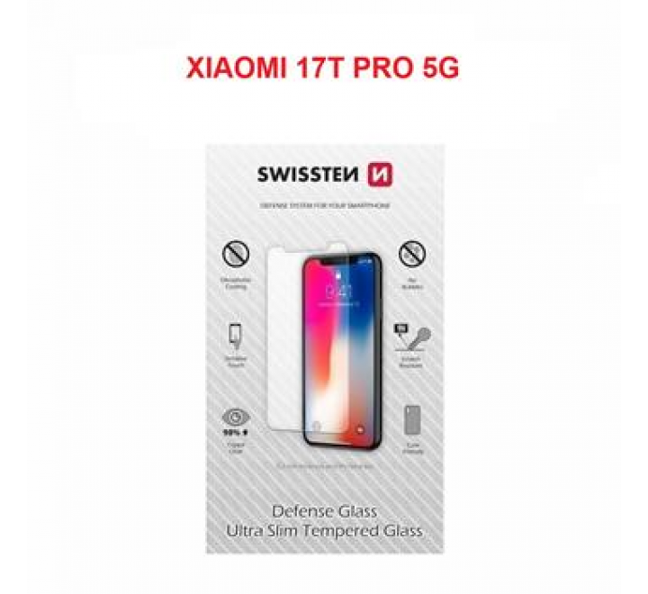 OCHRANNÉ TEMPEROVANÉ SKLO SWISSTEN PRO XIAOMI 17T PRO 5G RE 2,5D