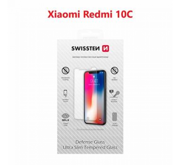 OCHRANNÉ TEMPEROVANÉ SKLO SWISSTEN XIAOMI REDMI 10C RE 2,5D