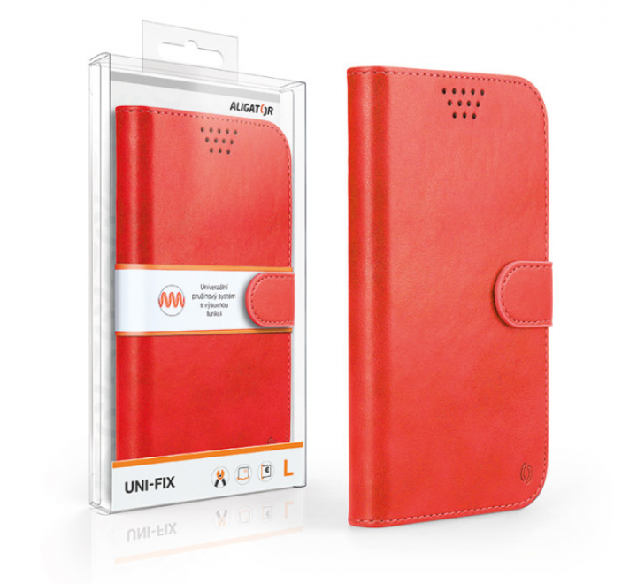 Pouzdro ALIGATOR UNI-FIX, velikost L (150*72), červená