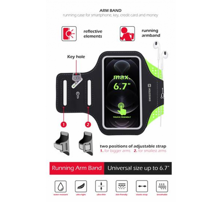 POUZDRO SWISSTEN ARMBAND CASE vel. 6,7