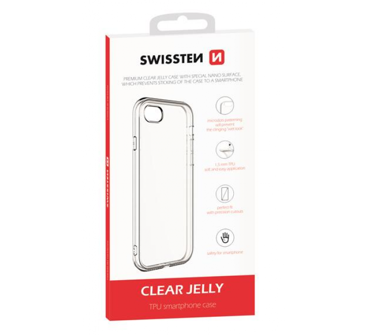 pouzdro swissten clear jelly Apple iPhone 11, transparent