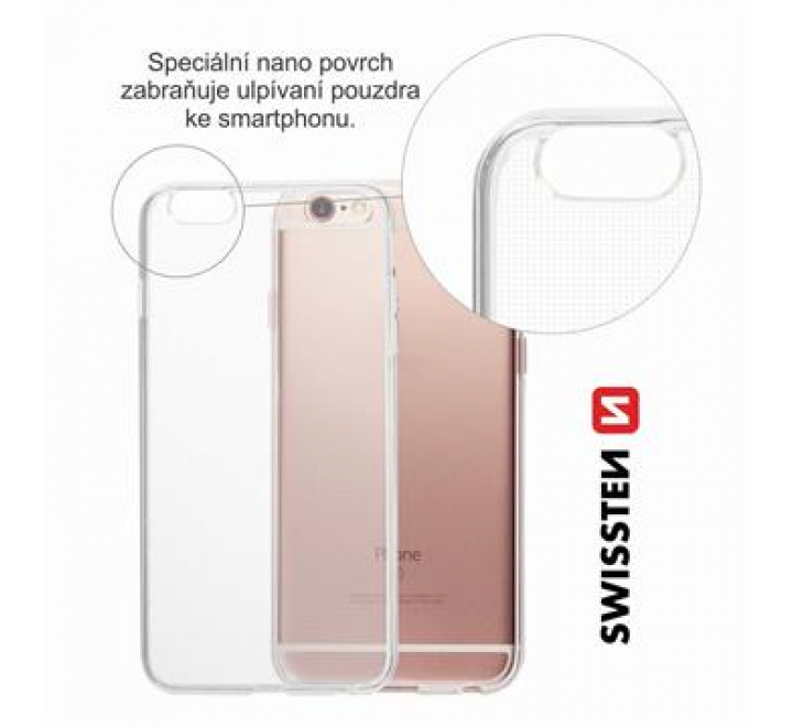 POUZDRO SWISSTEN CLEAR JELLY APPLE IPHONE 7 TRANSPARENTNÍ