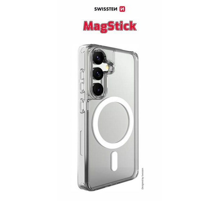 POUZDRO SWISSTEN CLEAR JELLY MagStick PRO SAMSUNG GALAXY S26 PLUS 5G TRANSPARENTNÍ