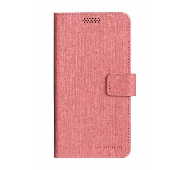POUZDRO SWISSTEN LIBRO UNI BOOK II XL RŮŽOVÉ (158 x 80 mm)