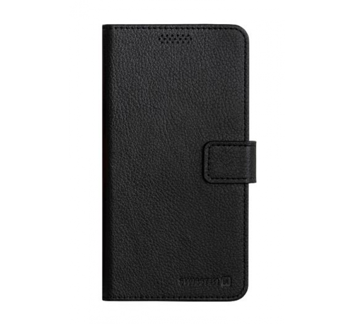 POUZDRO SWISSTEN LIBRO UNI BOOK II XXL ČERNÁ KOŽENKA (170 x 83 mm)