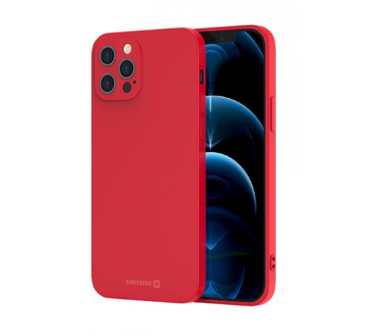 POUZDRO SWISSTEN SOFT JOY APPLE IPHONE 12 PRO MAX ČERVENÉ
