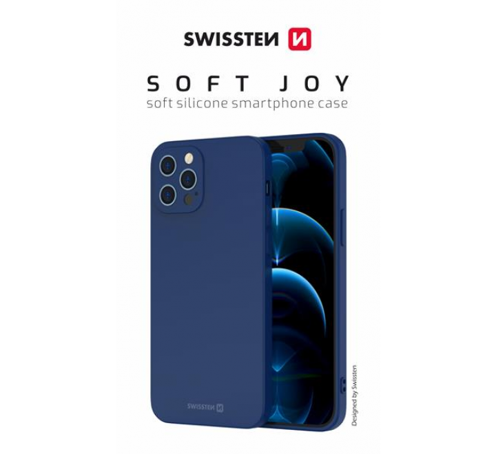 POUZDRO SWISSTEN SOFT JOY APPLE IPHONE 15 PRO MODRÉ