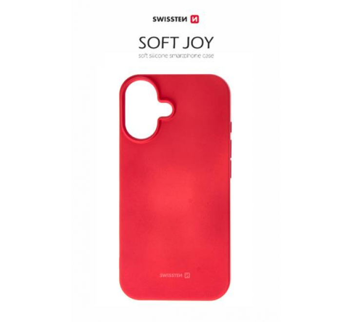 POUZDRO SWISSTEN SOFT JOY PRO APPLE IPHONE SE 4 2025 ČERVENÉ